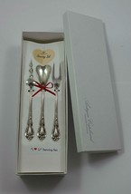 Eloquence by Lunt Sterling Silver &quot;I Love You&quot; Serving Set 3pc Custom Ma... - $193.05
