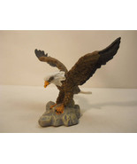 Perched Eagle on Rock Collectible Figurine decorative Eagles #863 Vintage - $12.99