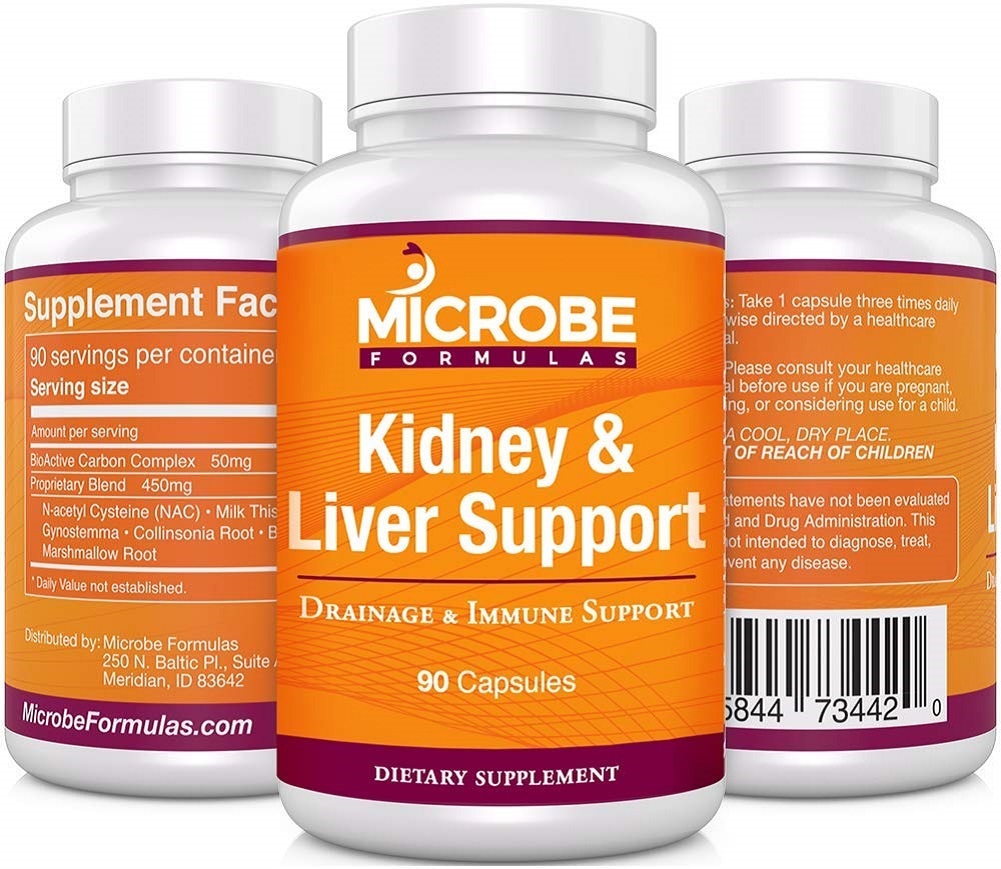 Microbe Formulas Kidney & Liver Detox Drainage & Immune System