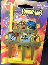 Gargoyles Dragon Cake Candle Holder Decoration Party Set - $9.85