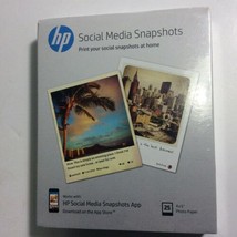 HP Photo Paper Regular Social Media Snapshots, (4x5 inch), 25 sheets - $6.98