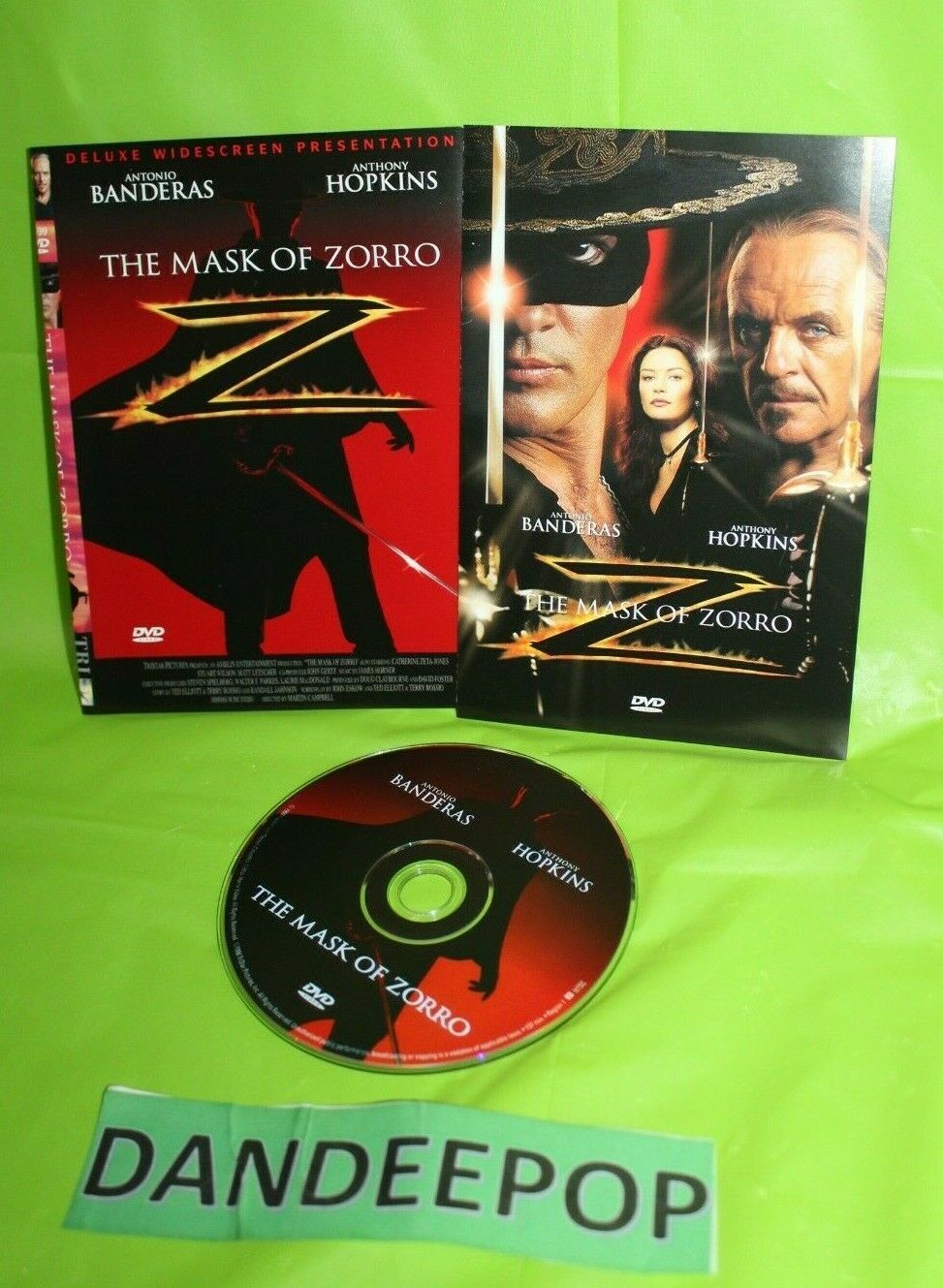 The Mask Of Zorro Dvd 1998 Closed Caption Dvds And Blu Ray Discs