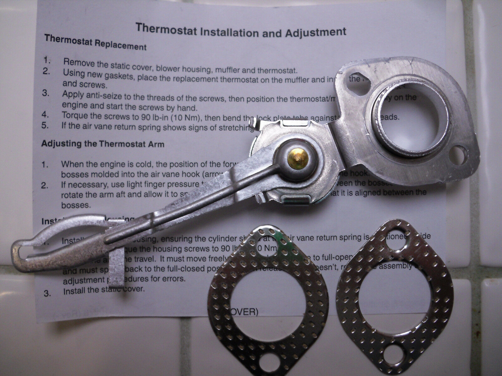 GENUINE 593208 BRIGGS AND STRATTON THERMOSTAT FOR AUTO CHOKE STYLE