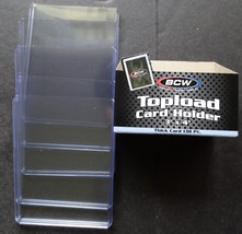 (5 Loose Holders) BCW 138pt Thick Card Top Loader Card Holder  - $3.99