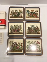 Pimpernel 6 Coaster Set Traditional Flowers Floral Vintage Original Box England - $9.99