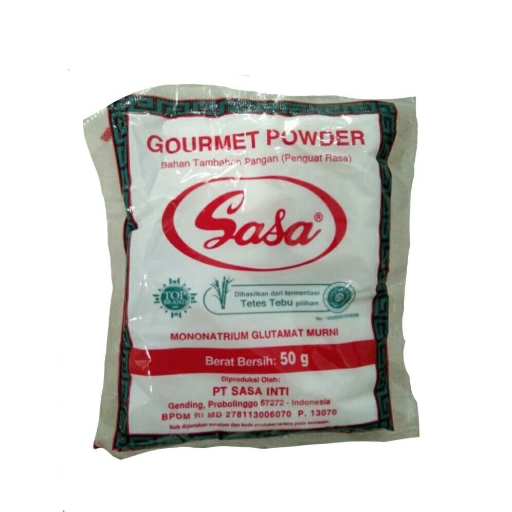 50 g SASA Indonesia Gourmet Powder [Uncle Roger's MSG] Pure Monosodium ...