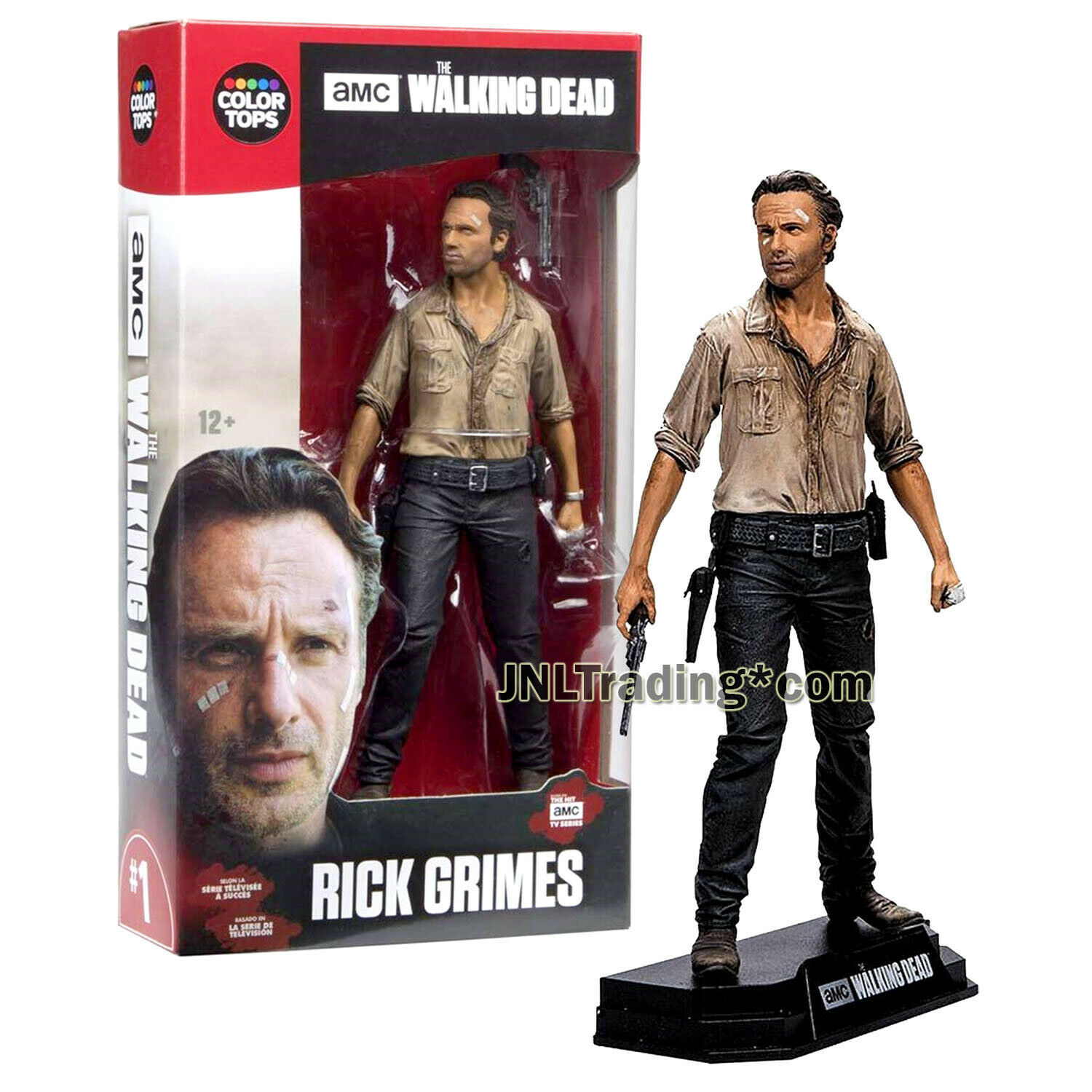 Year 2016 AMC TV Walking Dead 7 Inch Tall Figure - RICK GRIMES with ...