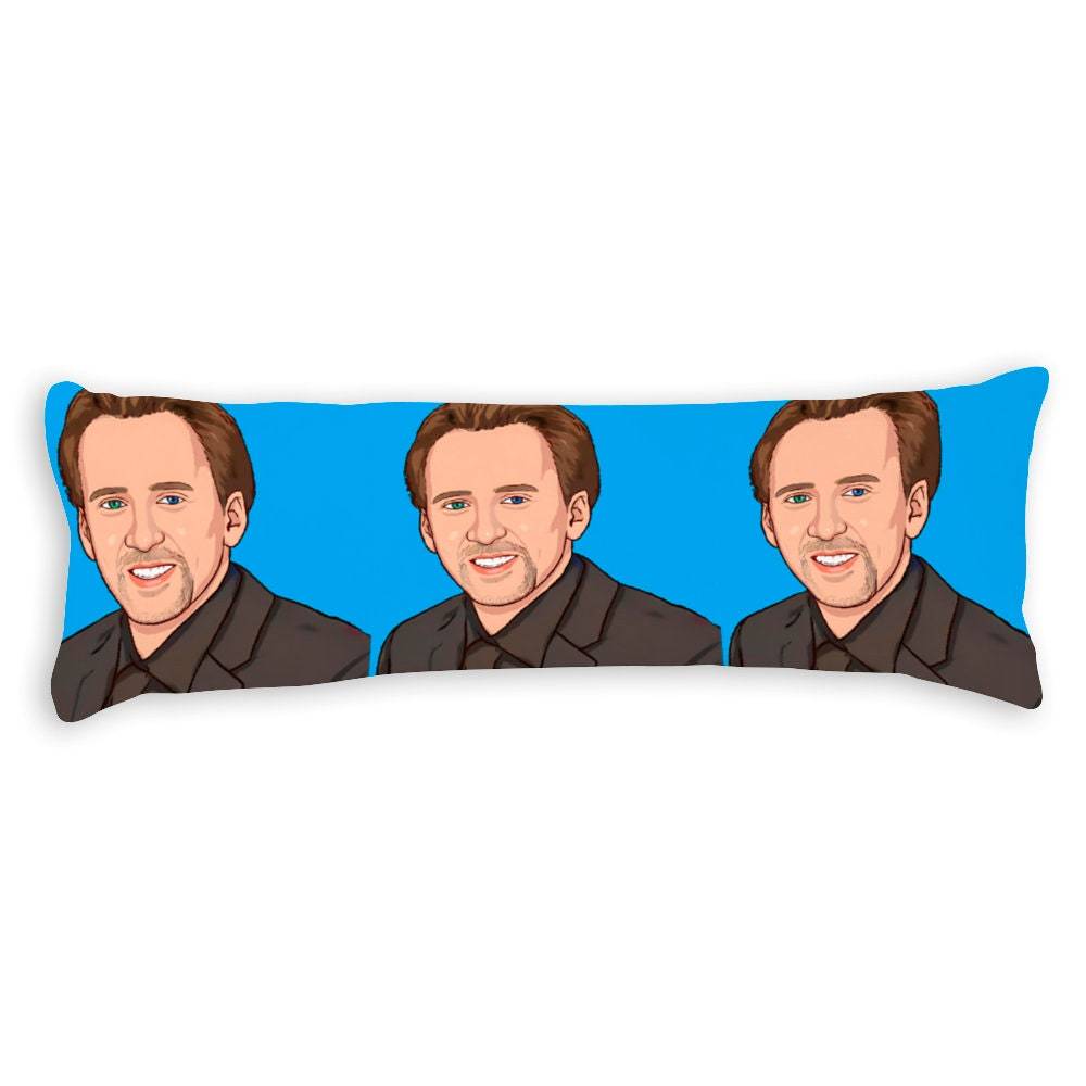 Nicolas Cage, Illustration, Celeb Body Pillow, Actor Body Pillow Cover