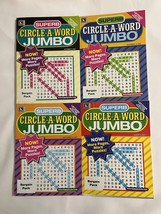 Lot of 4 Kappa Superb Circle-A-Word Jumbo ​Word Search Seek Puzzle Books... - $22.95