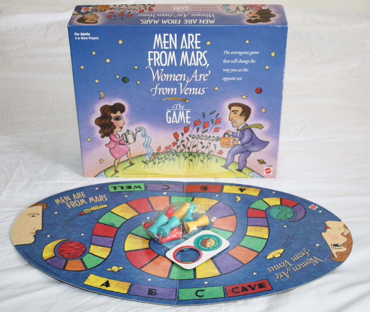 Men Are From Mars Women Are From Venus Board Adult Game 1998 Missing 1