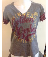 Minnesota Golden Gophers Womens Size S Gray Short Sleeve T-shirt  - $5.89
