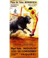 Bullfighting -Plaza De Toros Monumental Barcelona #1 Embroidered Poster ... - $24.99