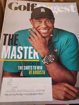 Golf digest magazine #4 2020, tiger&#39;s 5th masters  - $17.20