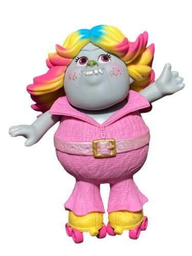 Dreamworks Trolls Bridget 7” Lady Glitter Sparkles Rainbow Hair Figure ...