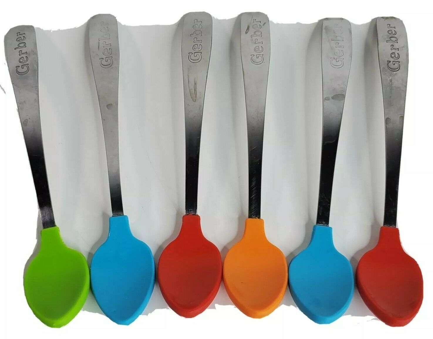 Gerber Graduates Soft Bite Spoons 6 count Improved Handle 4months+ - $9.59