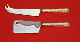 Madrigal by Lunt Sterling Silver Cheese Server Serving Set 2pc HHWS Cust... - $114.94