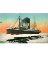 c1910 Postcard; Alaskan Steamer in Ice Jam, Bering Sea, Mitchell 2011 Un... - $12.19