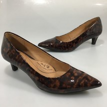 Sofft Womens 10 M Tortoise Shell Patent Leather Pumps 2" Heels Shoes 1072915 - $53.41