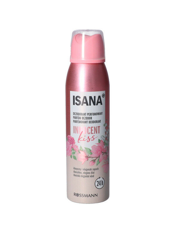 ISANA Innocent KISS deodorant spray 0% ALUMINUM 100ml -FREE SHIPPING