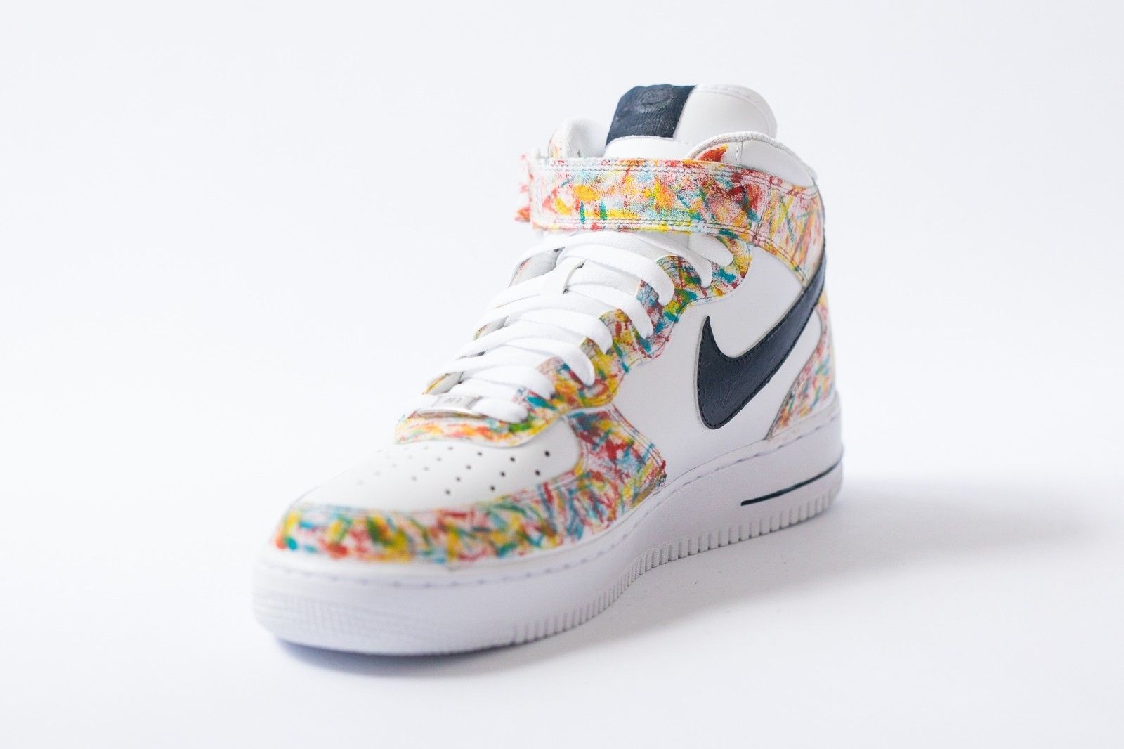 nike air force 1 mid custom "Fruity Pebbles" edition all sizes