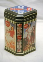 Vintage Advertising Coca Cola Coke Soda Pop Tin Storage Container Kitche... - $16.82