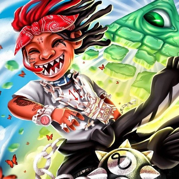 Trippie Redd Love Letter To You 3 Poster Music Album Cover Print 12x12 - 32x32