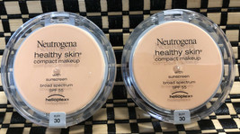 2pk Neutrogena Healthy Skin Compact Makeup Foundation # 30 Buff Exp 07/19 - $14.84