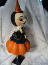 Bethany Lowe Halloween Party Pumpkin Girl  HH9215 image 4