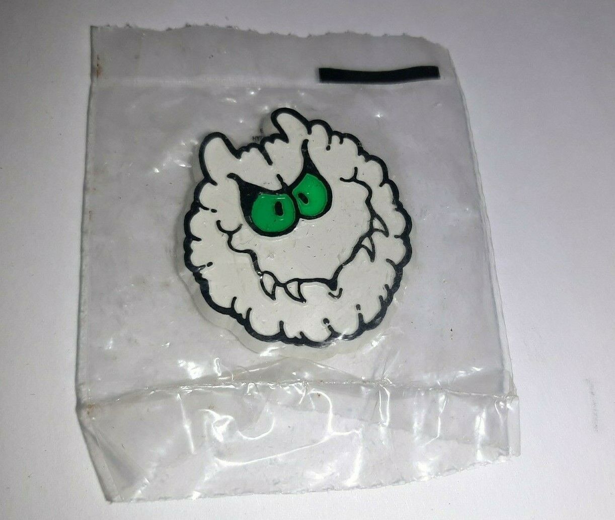Primary image for Hallmark Halloween Vintage GHOST Monster Glow In The Dark Button Pin Back