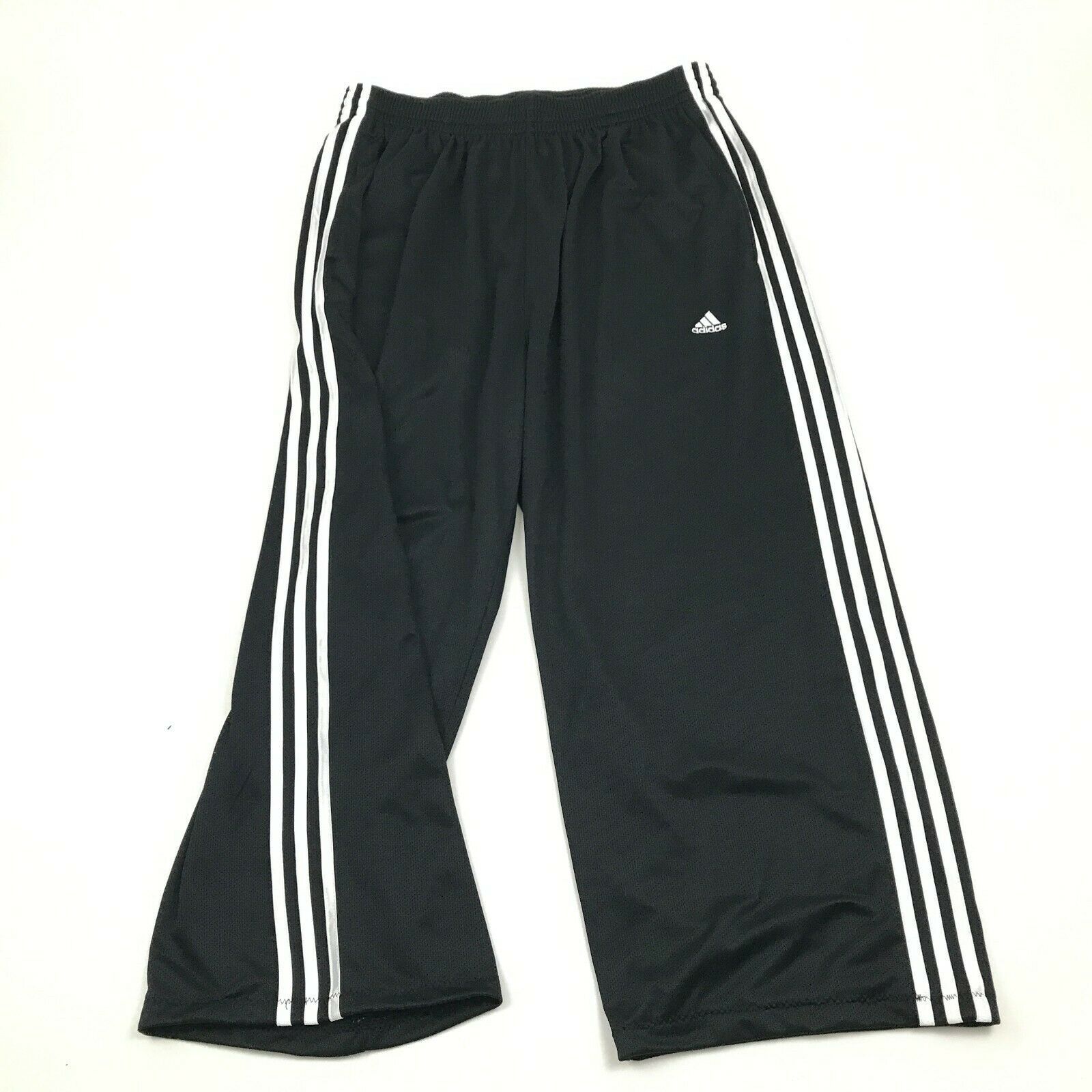 Adidas ClimaLite Track Workout Pants Men's Size XL Black Straight Leg ...