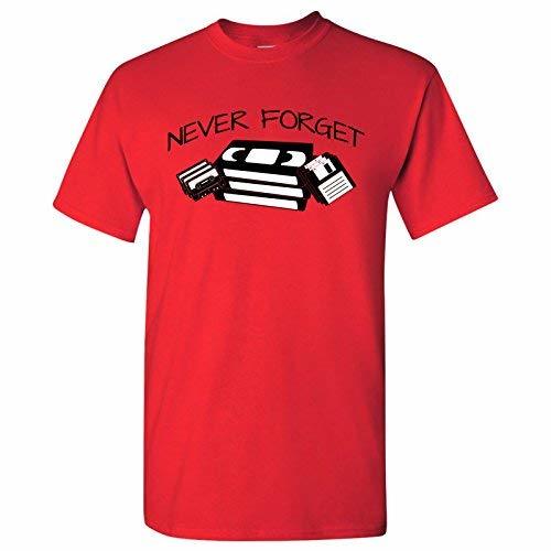 never forget vhs t shirt