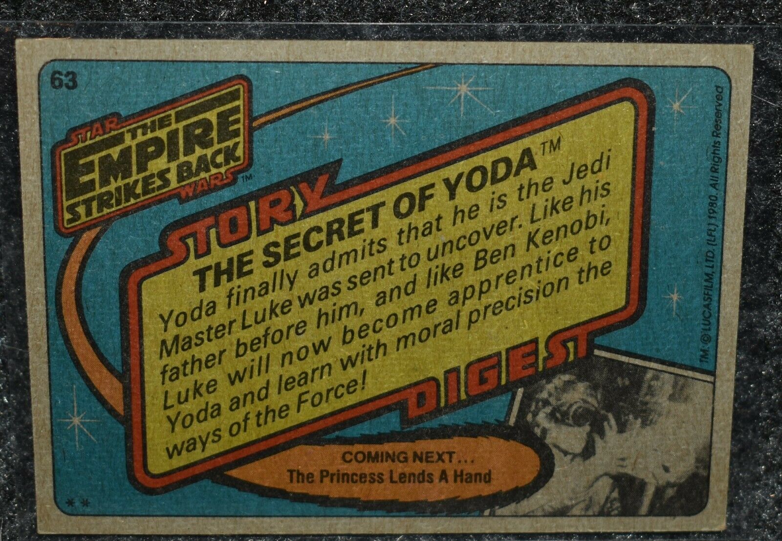 yoda trading card