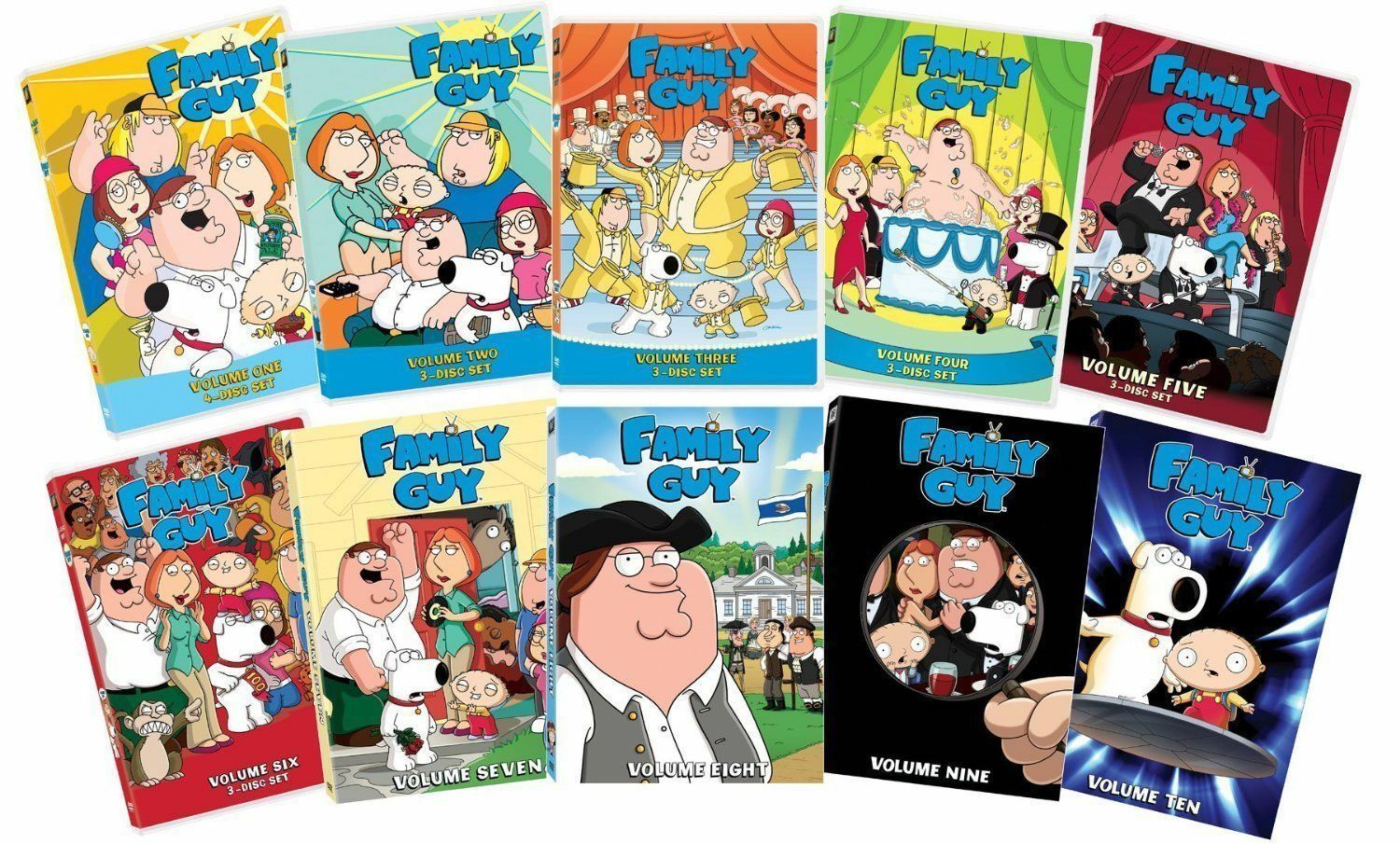 Family Guy TV Series Complete Volume 1-10 (1 2 3 4 5 6 7 8 9 10) NEW ...