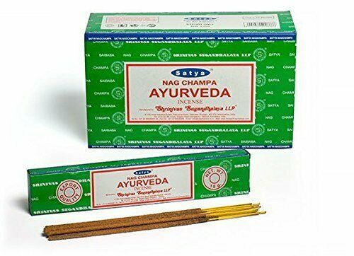 Satya Sai Baba Nag Champa Series Ayurveda Incense Sticks Agarbatti  12 x 15g