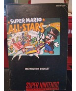 SUPER MARIO ALL STARS Manual Instruction Booklet SNES SUPER NINTENDO NO ... - $11.69