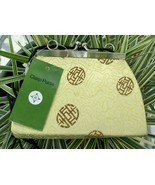 Brand New Small Clasp Purse/Handbag~Pale Green Asian Silk Print~NWT~Adorable - $19.79