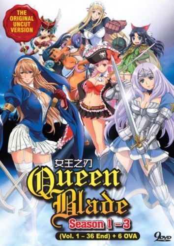 Queen's Blade (Season 1 - 3) +Bonus 6 OVA SHIP FROM USA