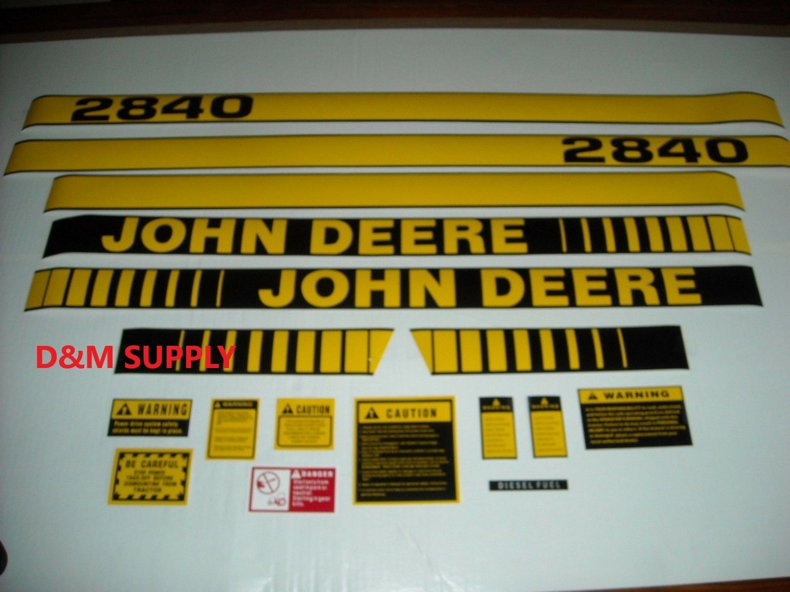 John Deere 2840 Tractor Decal Set With Caution Decals Everything Else