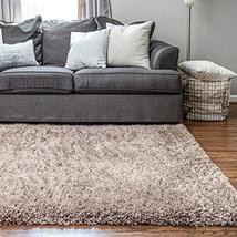 Rugs.com Infinity Collection Solid Shag Area Rug  9' x 12' Khaki Shag Rug Perfe - $369.00