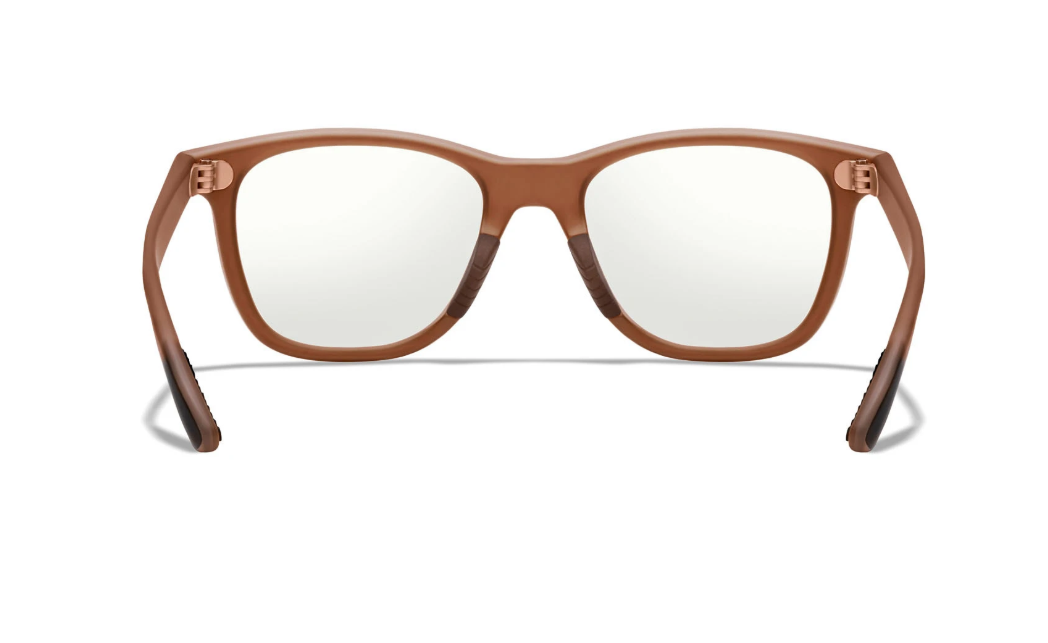 Roka Halsey E35030454 Lightweight Rectangular Glasses Eyeglass Frames Root Beer Eyeglass Frames