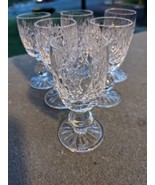 6 Waterford Crystal Donegal 3.25&quot; Cordial  Liqueur  - $125.00