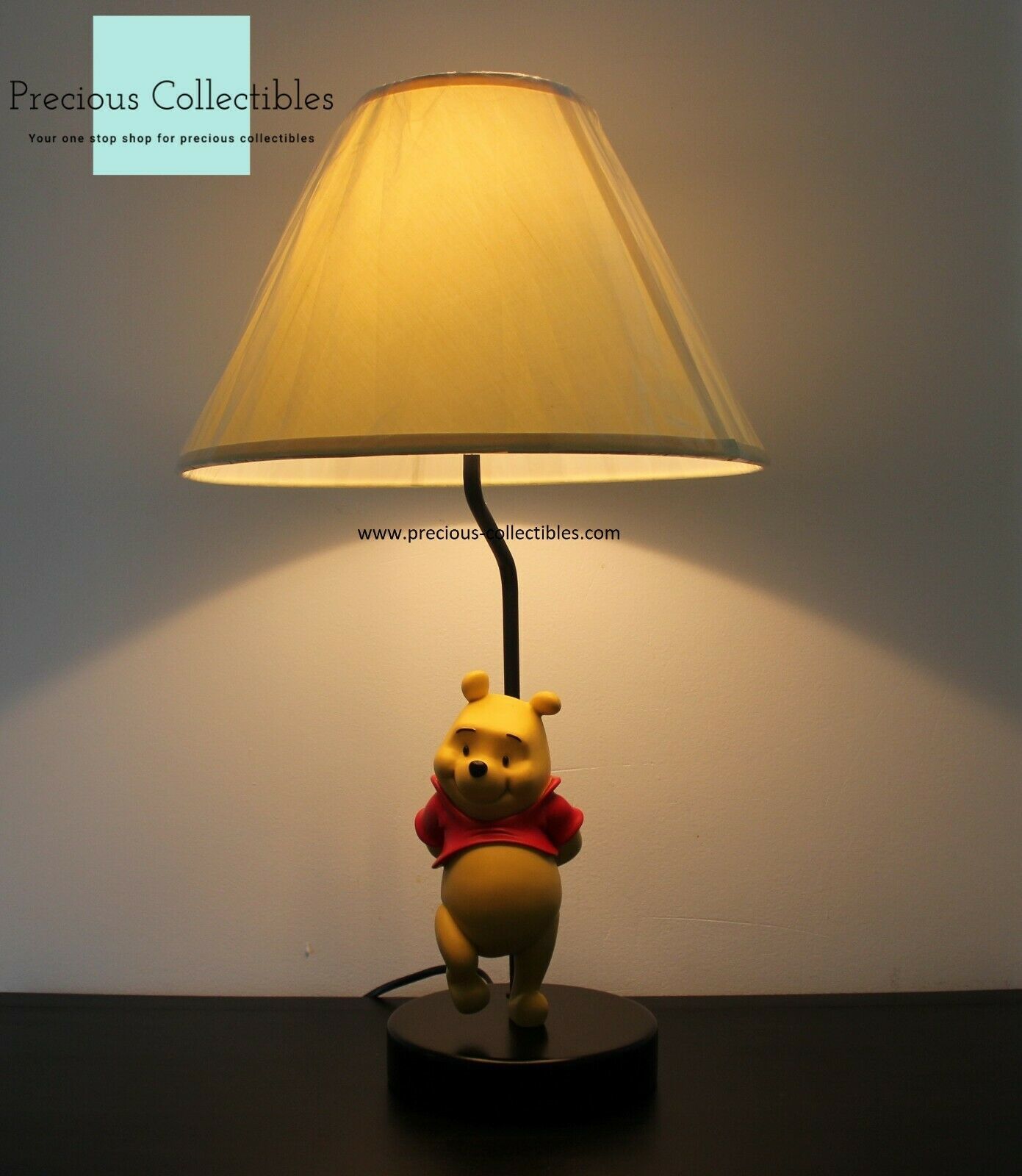 Extremely rare! Winnie the Pooh lamp. With original box. Walt Disney