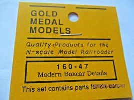 Gold Medal Models # 160-47 Modern Box Car Details. 6 Car set N-Scale image 3