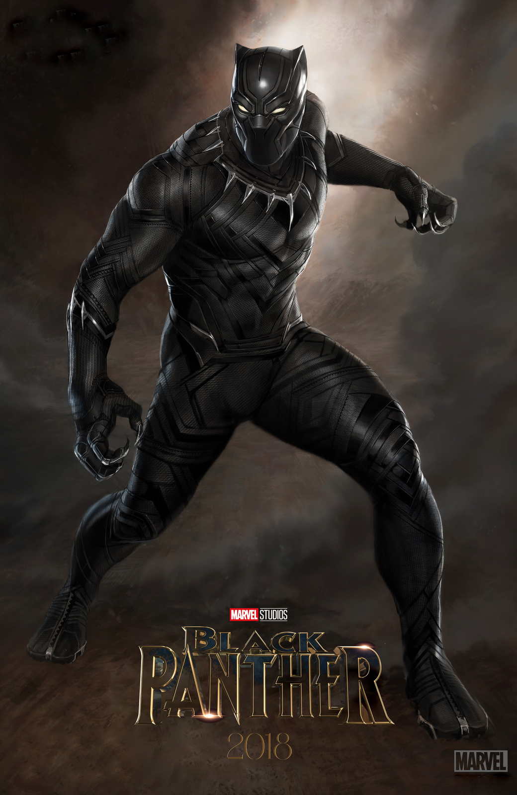 2C234 Black Panther 2018 Movie Deco Print Art Silk Poster 