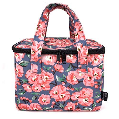 WONDERFUL FLOWER Lunch Box Cooler Bag lunch bag flower G08Steel Blue