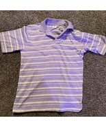 Vintage Made in USA Shelfield Casual Knits Purple Polo Shirt Men’s Lg - $11.87