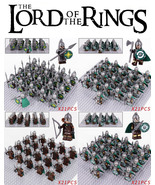 LOTR Rohan Royal Guards Heavy Spears/Axe/Archers/Swords Army Set 21 Mini... - $26.69+