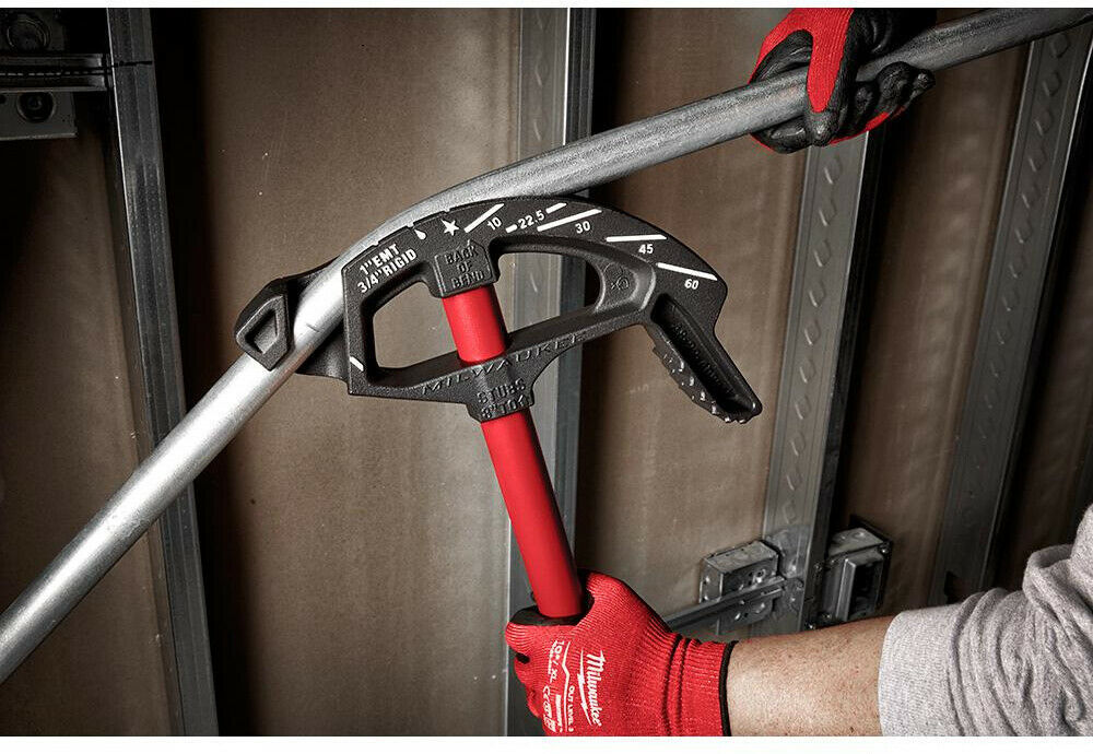 Milwaukee Iron Conduit Bender 1 in. Wear Resitant High Contrast