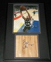 Richard Jefferson Signed Framed Floorboard & Photo Display Arizona Nets Spurs