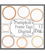 Pumpkin Tags Digital Vol. 2 - $2.50
